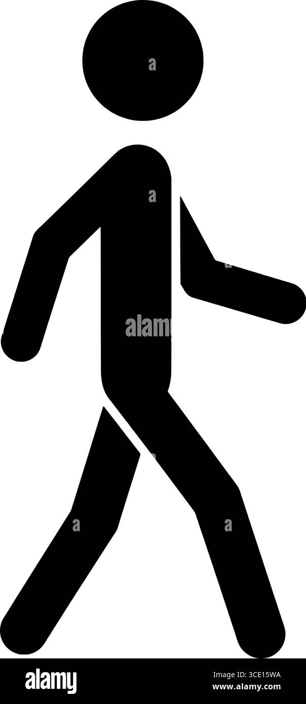 Stockfotos Von Walking Signs – Bilder Von Fußgängerübergängen In Hoher Auflösung Stock Vektor