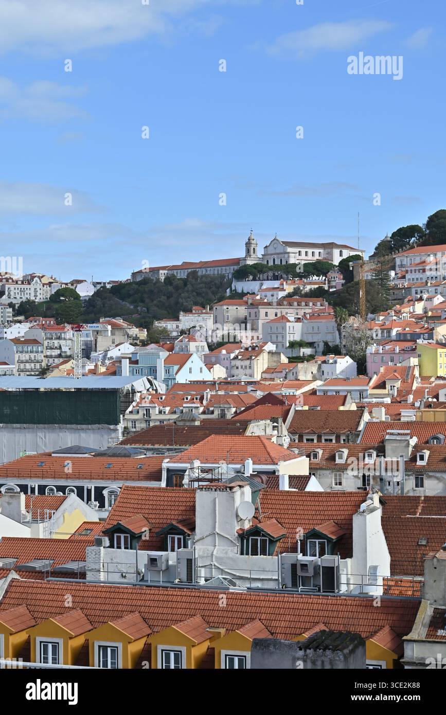 Blick auf Lissabon, Portugal Stockfoto