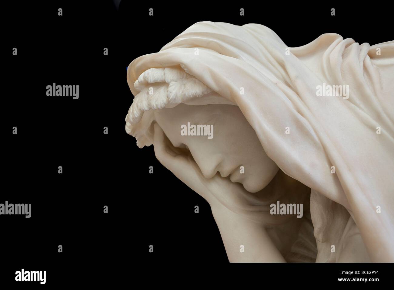 Paris, Frankreich, Detail, französische historische Skulptur, im Museum von Orsay Credit: Paul Cabet, „MIL huit Cent soixante et onze“ Stockfoto