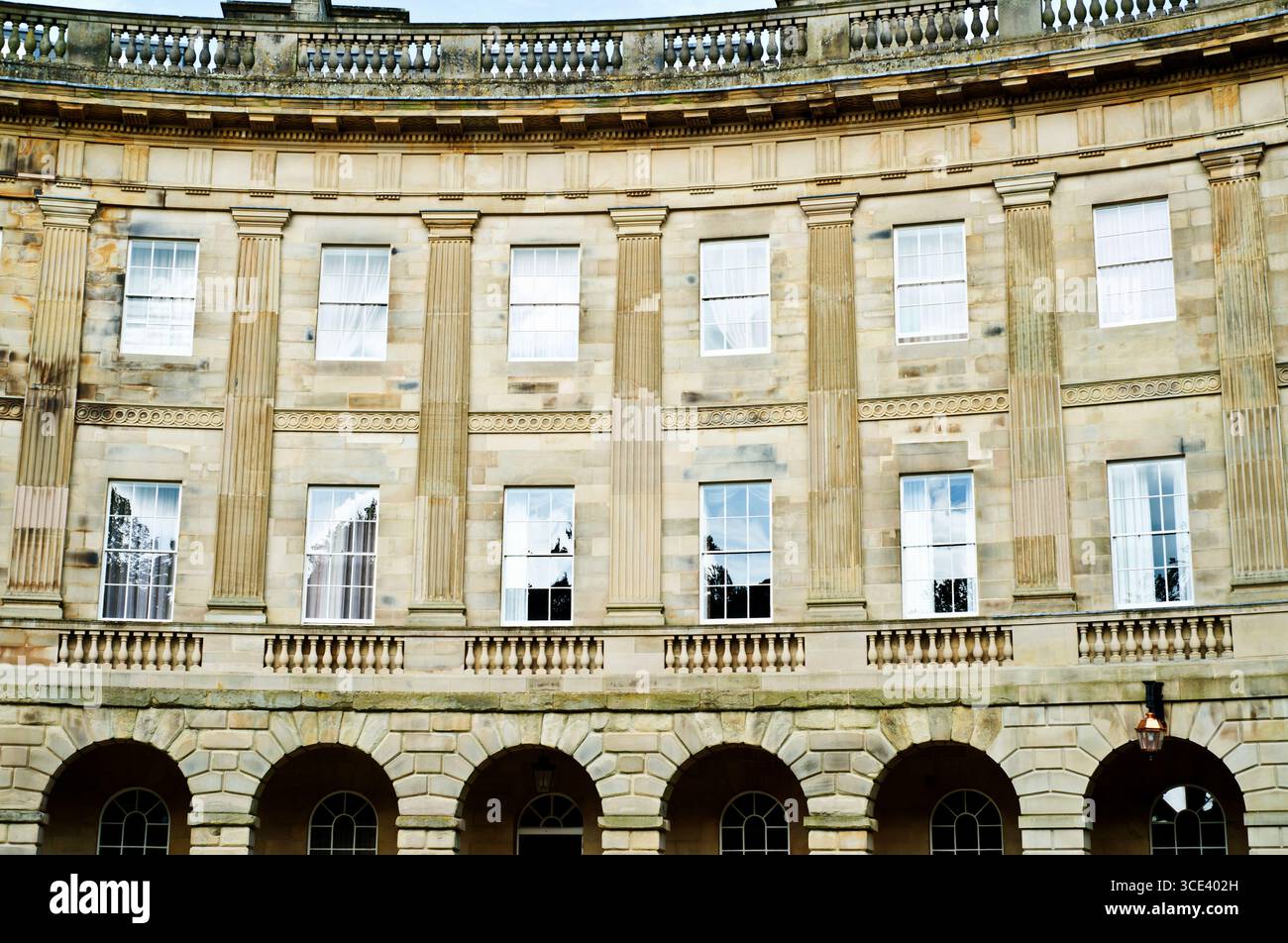 Der Halbmond, Buxton, Derbyshire, England Stockfoto