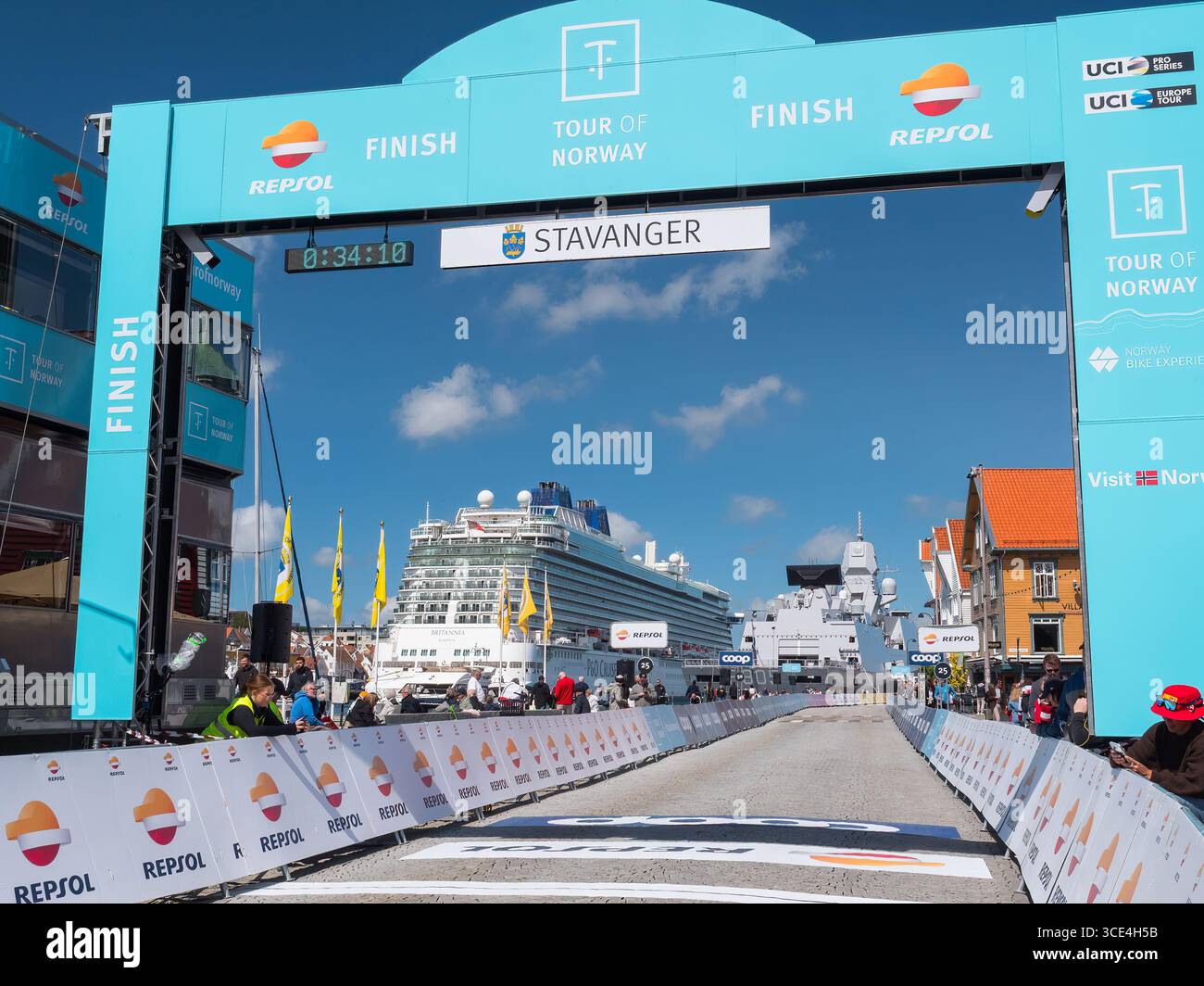 Die letzte Etappe des Tour of Norway Radrennens, Stavanger, Norwegen 2025 Stockfoto