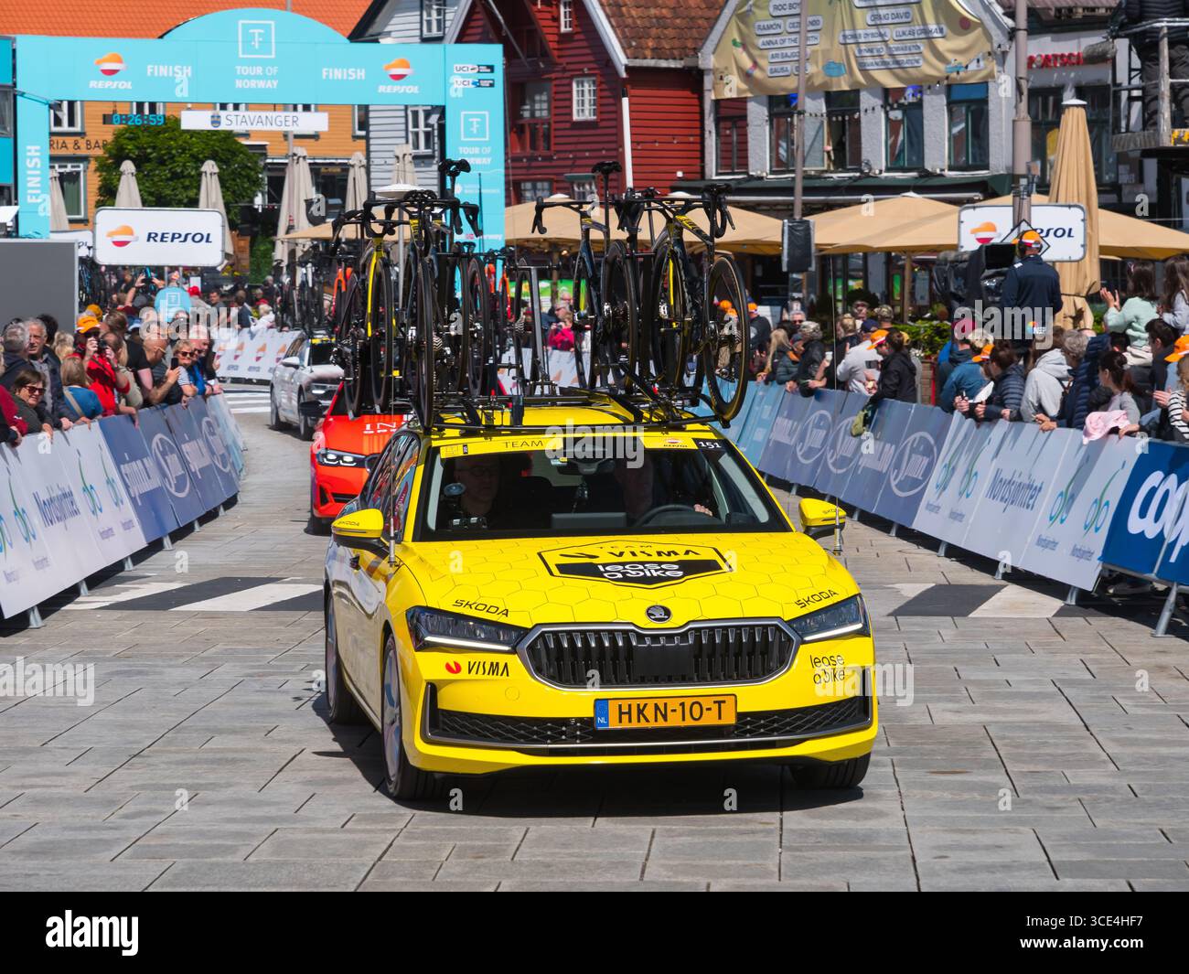 Die letzte Etappe des Tour of Norway Radrennens, Stavanger, Norwegen 2025 Stockfoto
