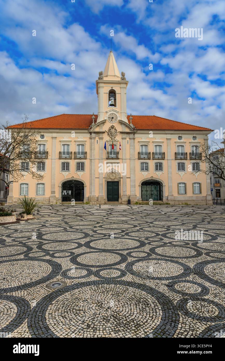 Rathaus in der Praca da Republica in Aveiro, Portugal. Stockfoto