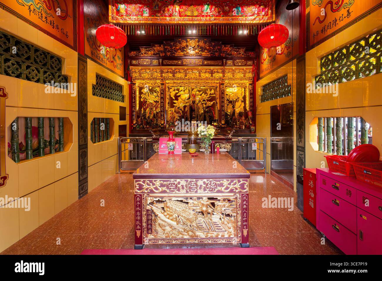 Schrein am Chew Steg, George Town, Penang, Malaysia Stockfoto