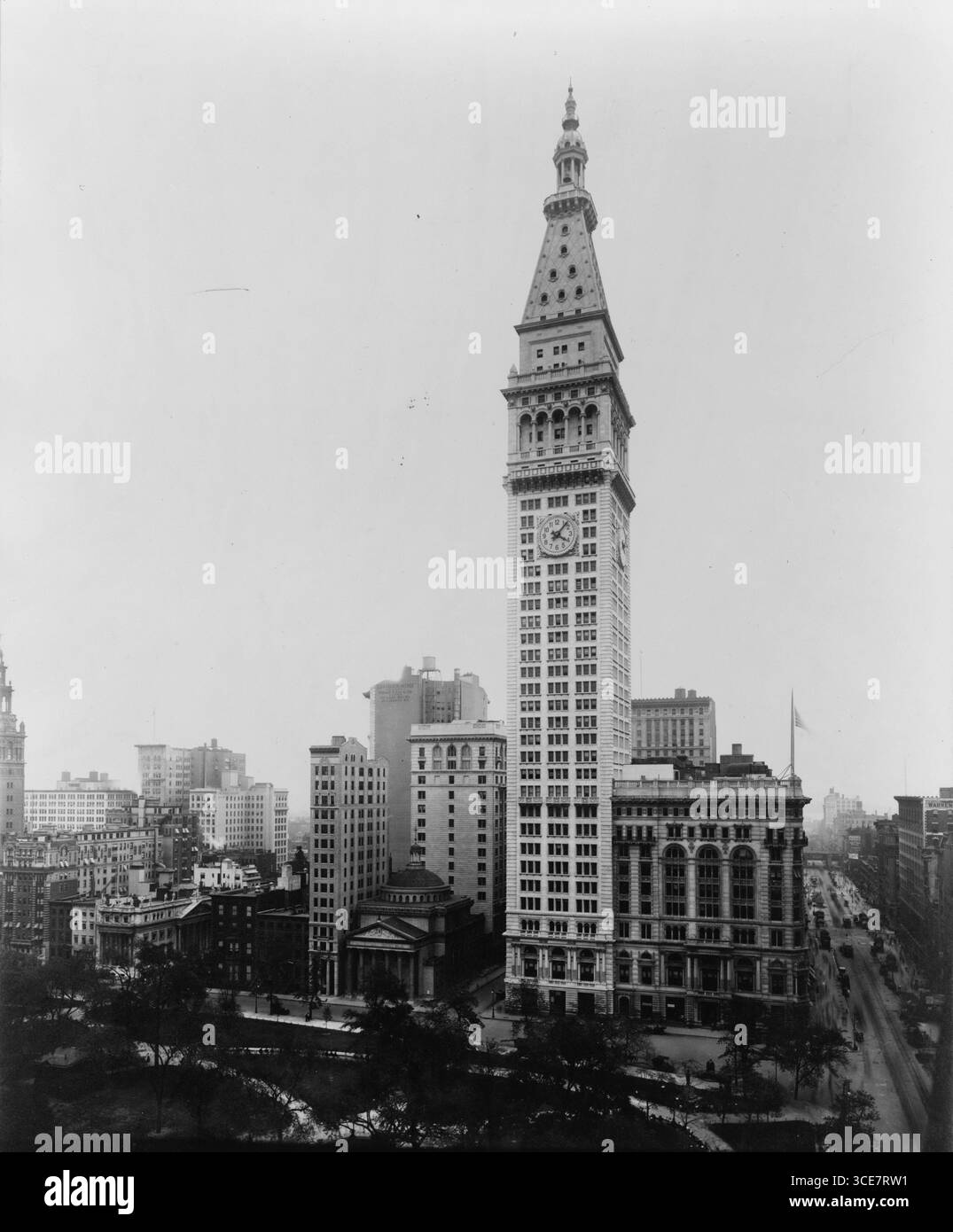 Metropolitan Life Bldg., Manhattan, New York City, 1911. Stockfoto