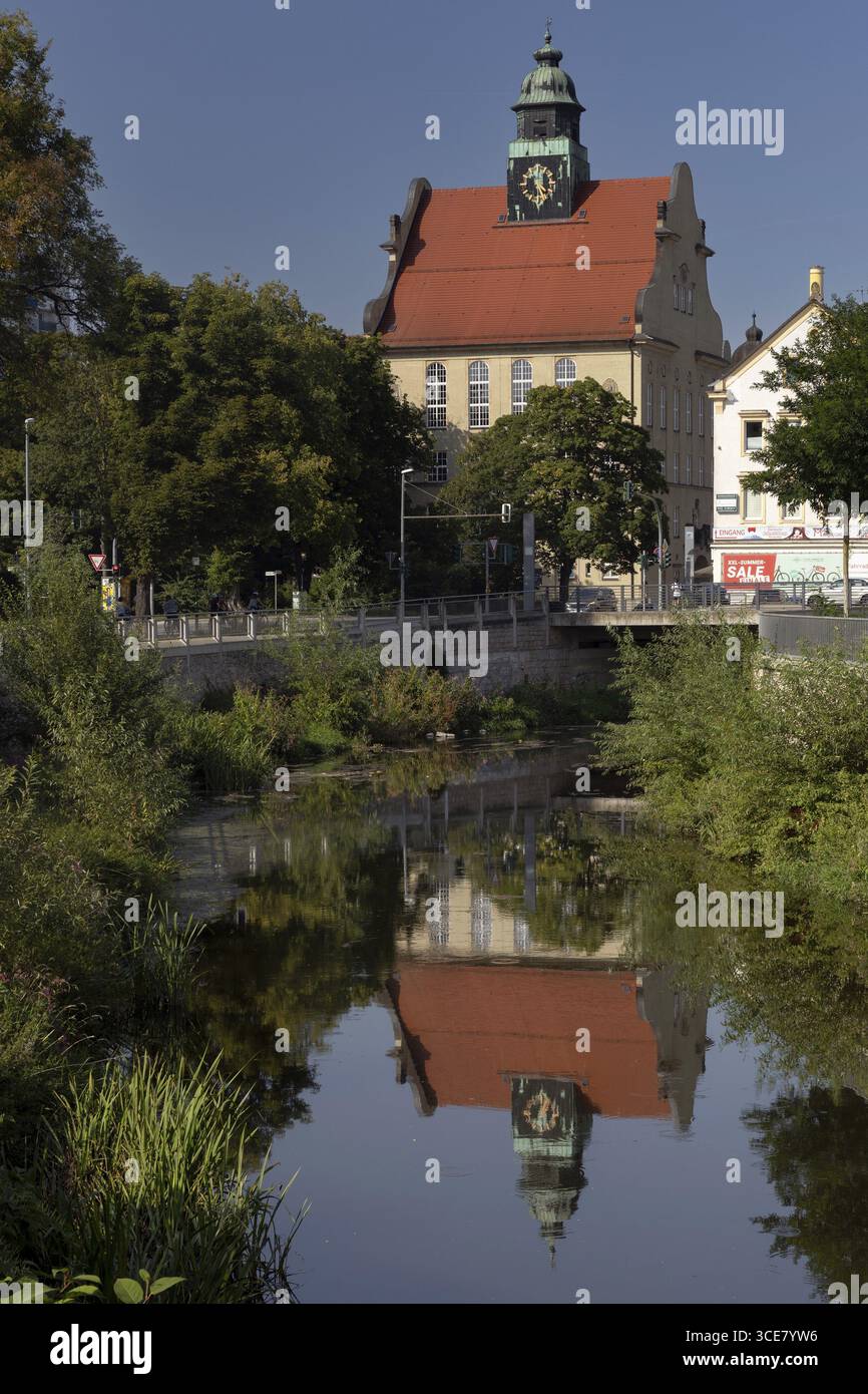 Berufsschulzentrum Technik II Handwerksschule, Chemnitz, Sachsen, Deutschland, Kulturhauptstadt 2025, C the Unseen, 13.08.2025 < english> Chemn Stockfoto