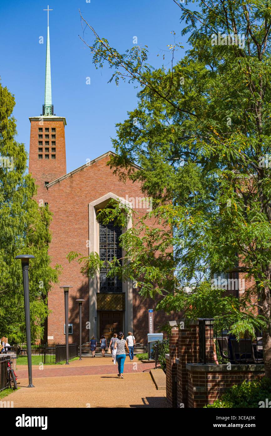 Benton Kapelle auf dem Campus der Vanderbilt University, Nashville, Davidson County, Tennessee, USA Stockfoto