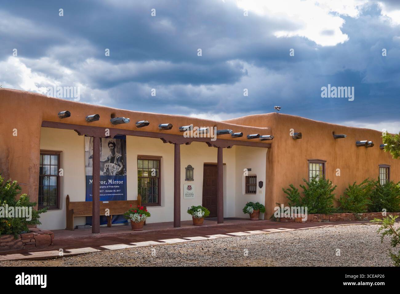 Museum der Spanischen Kolonialen Kunst, Santa Fe, Santa Fe County, New Mexico, USA Stockfoto