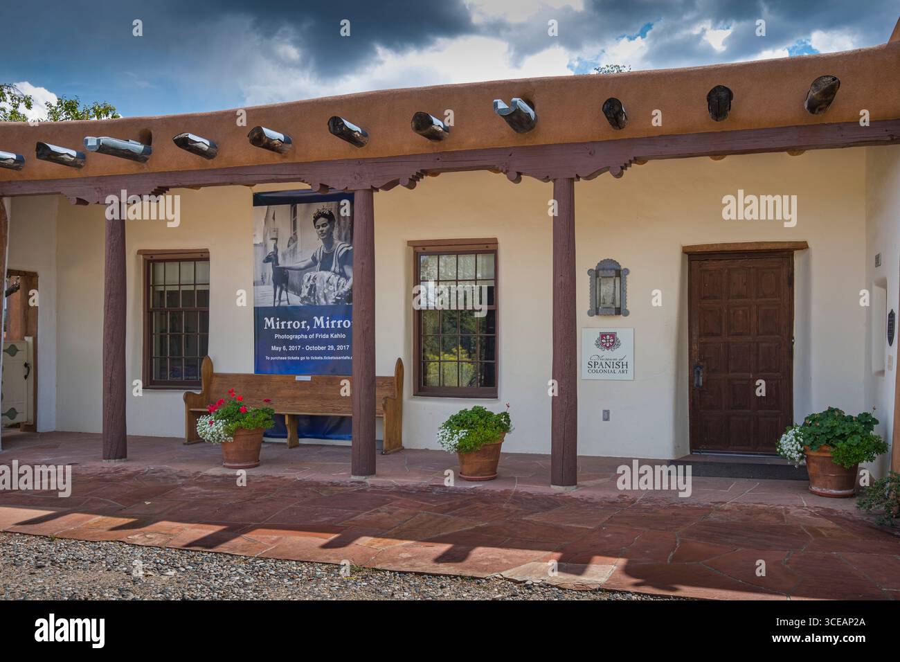 Museum der Spanischen Kolonialen Kunst, Santa Fe, Santa Fe County, New Mexico, USA Stockfoto