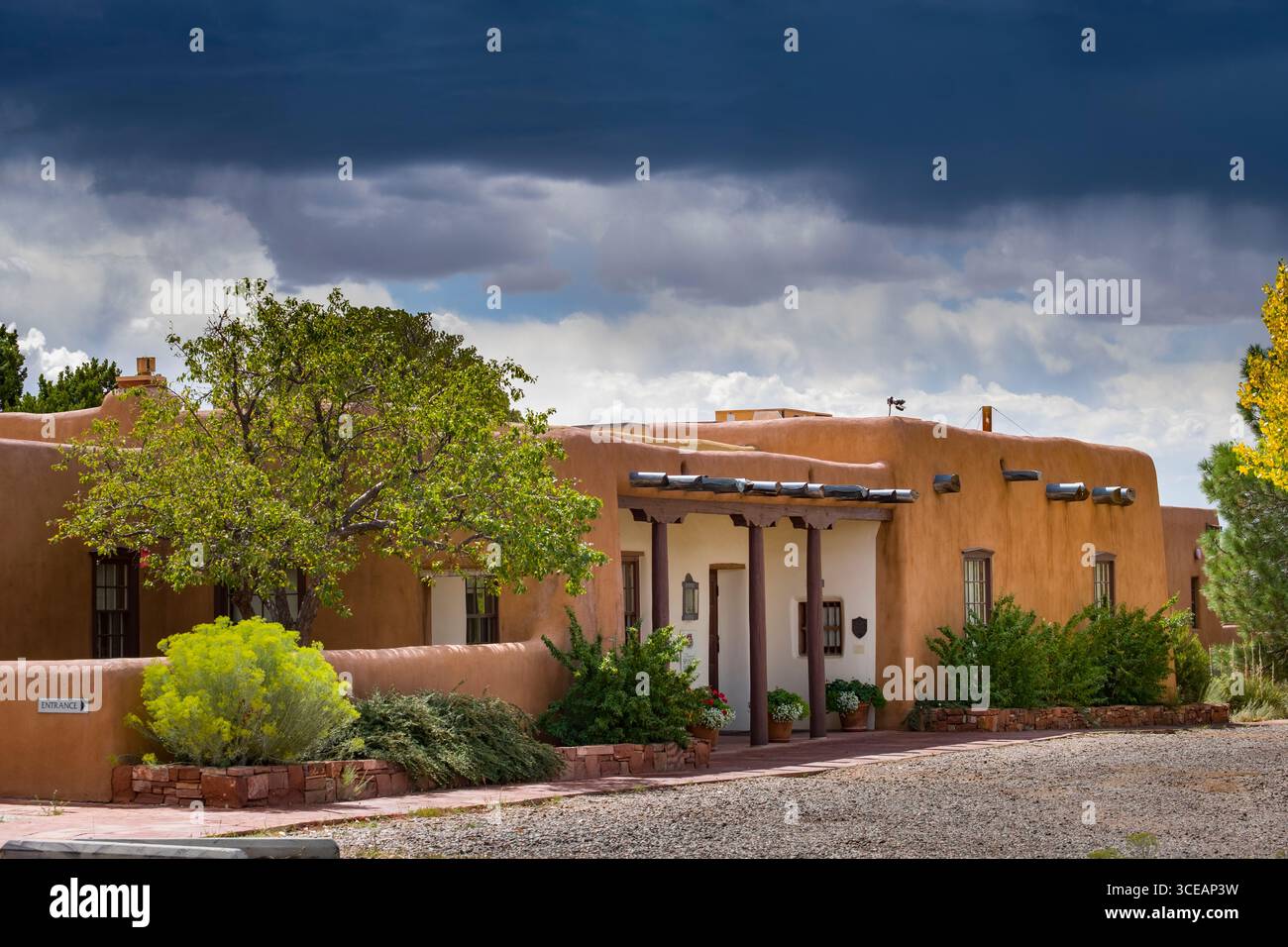 Museum der Spanischen Kolonialen Kunst, Santa Fe, Santa Fe County, New Mexico, USA Stockfoto
