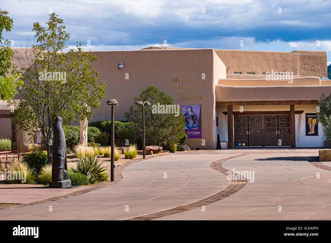 Museum für Indische Kunst & Kultur, Santa Fe, Santa Fe County, New Stockfoto