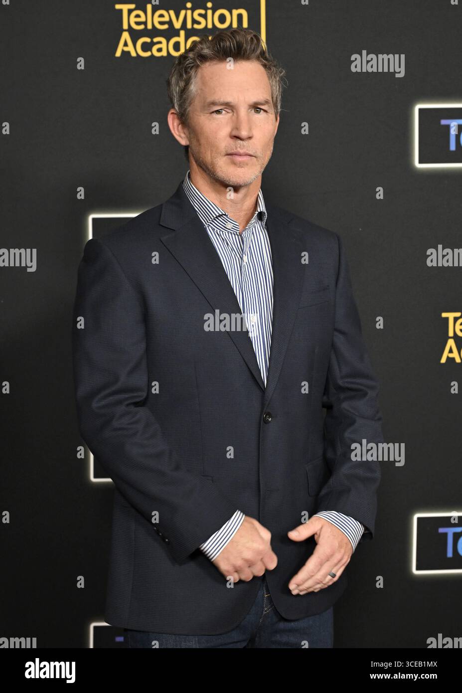 Shawn Hatosy kommt am 16. August 2025 für das „Pitt“-Panel beim ersten Televerse Festival der TV Academy – Tag 3 im JW Marriott in Los Angeles, CA. © LISA OConnor/AFF-USA.com Stockfoto