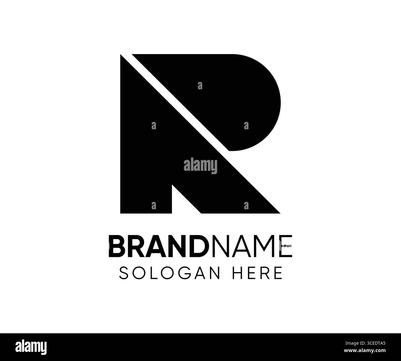 R P-Logo-Designvorlage ursprüngliches R p-Logo Stock Vektor