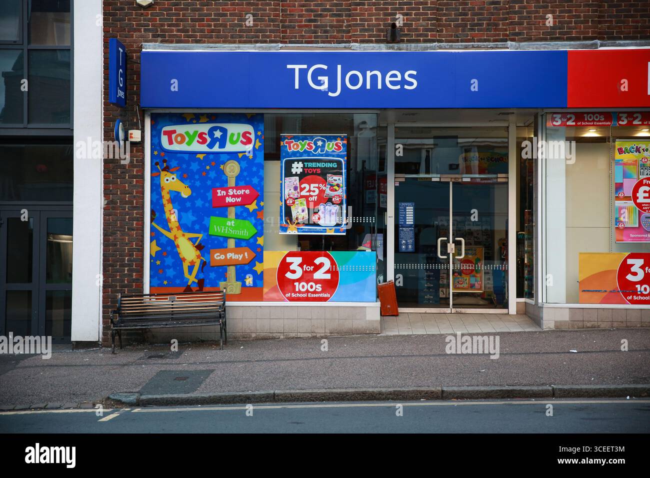 TG Jones Ladenfront Stockfoto
