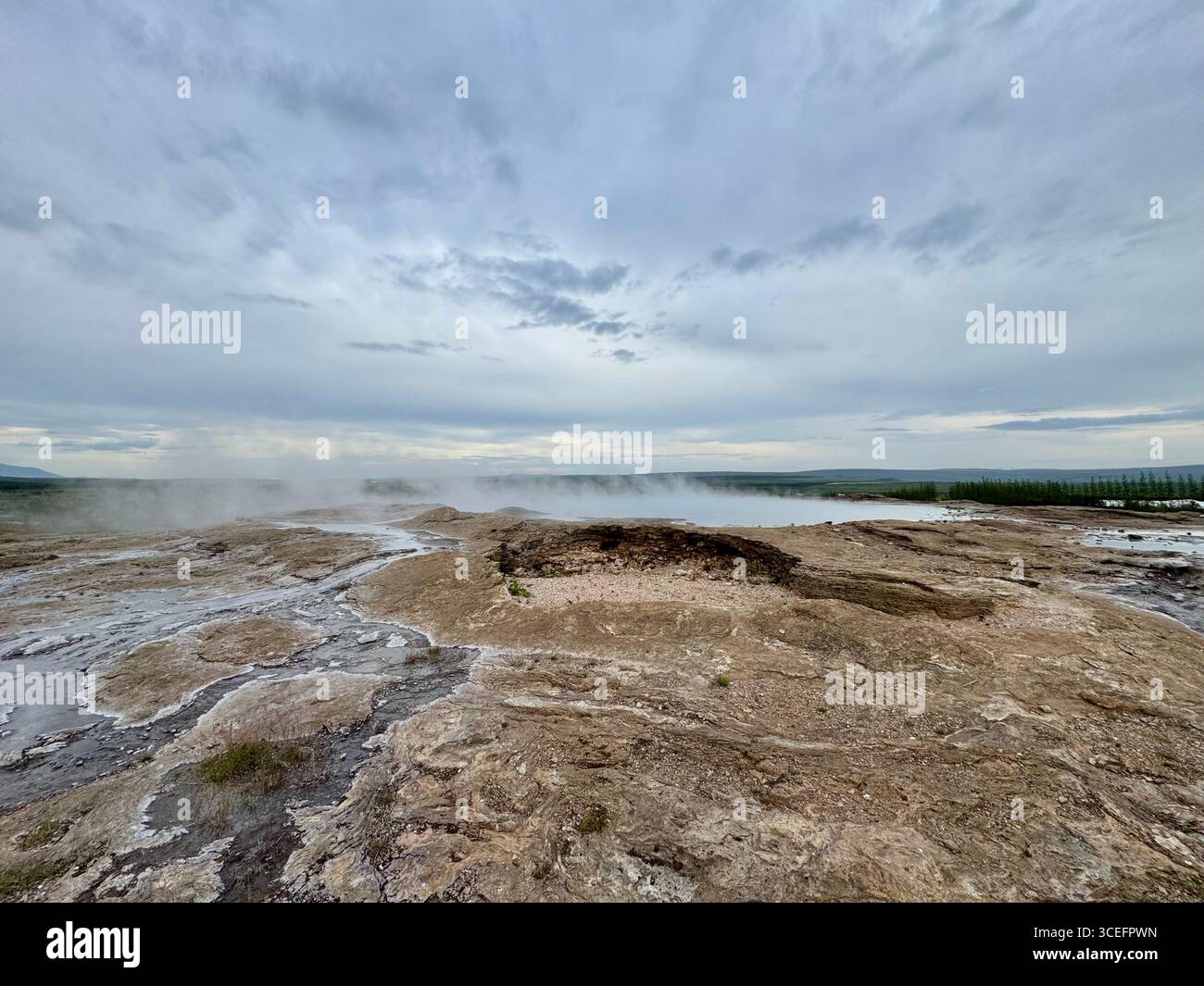 Island - Smartphone-aufgenommenes Stockfoto