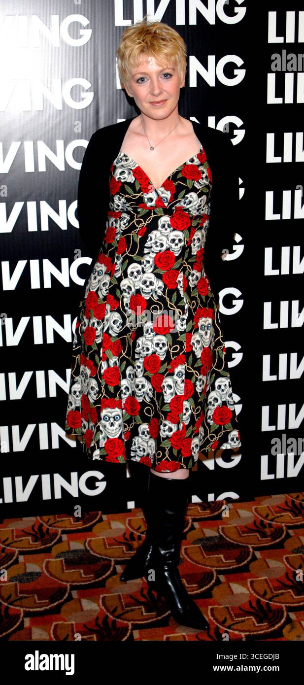 Yvette Fielding beim Living TV Sommerprogramm in London am 14. Mai 2008 Stockfoto