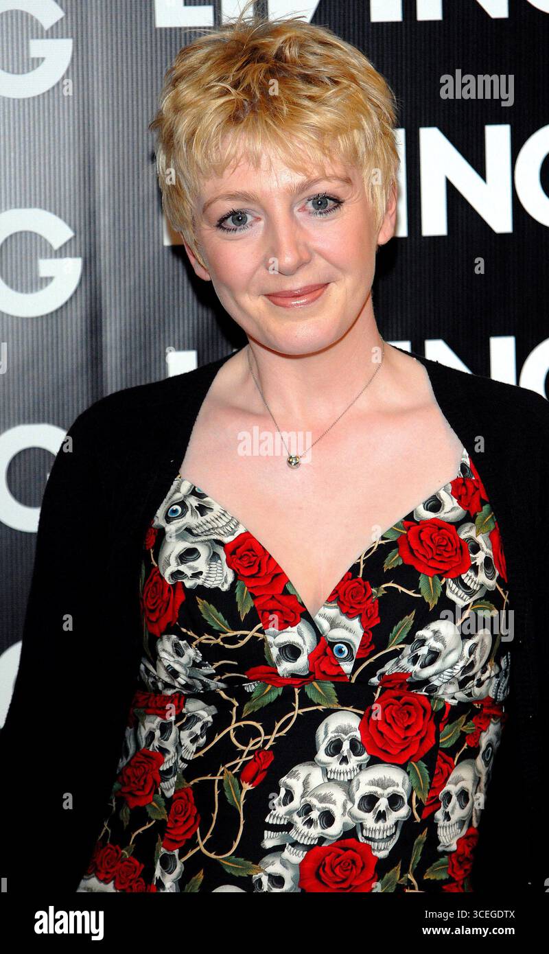 Yvette Fielding beim Living TV Sommerprogramm in London am 14. Mai 2008 Stockfoto