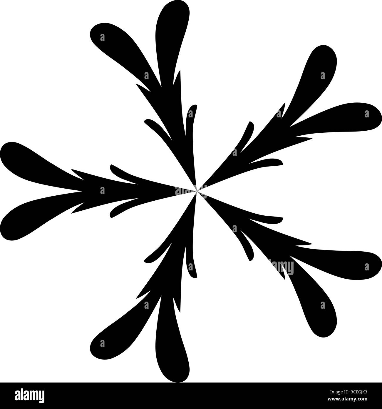 Abstraktes Wirbel-Design Stock Vektor
