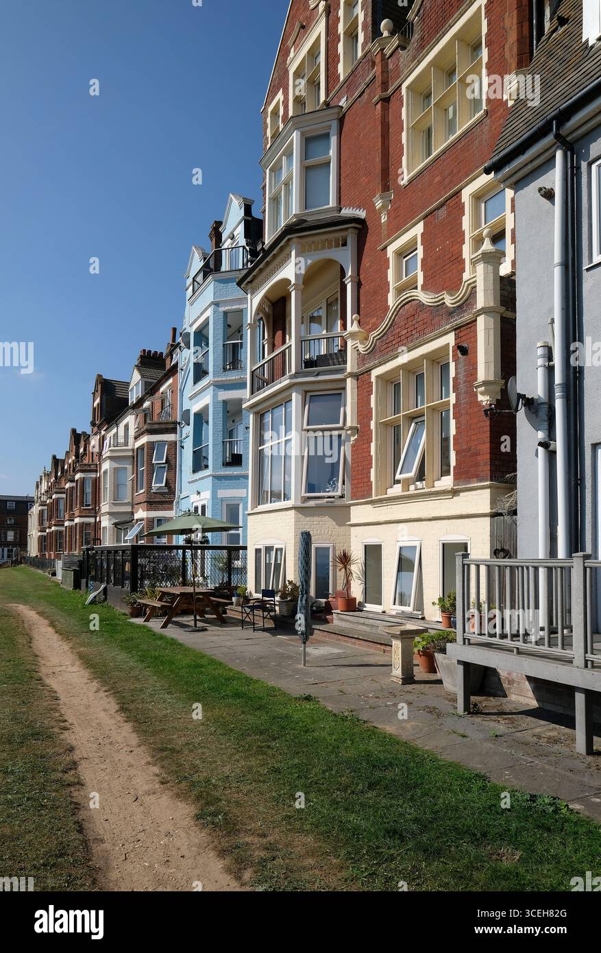 Wohnanlage, cromer, Nord-norfolk, england Stockfoto
