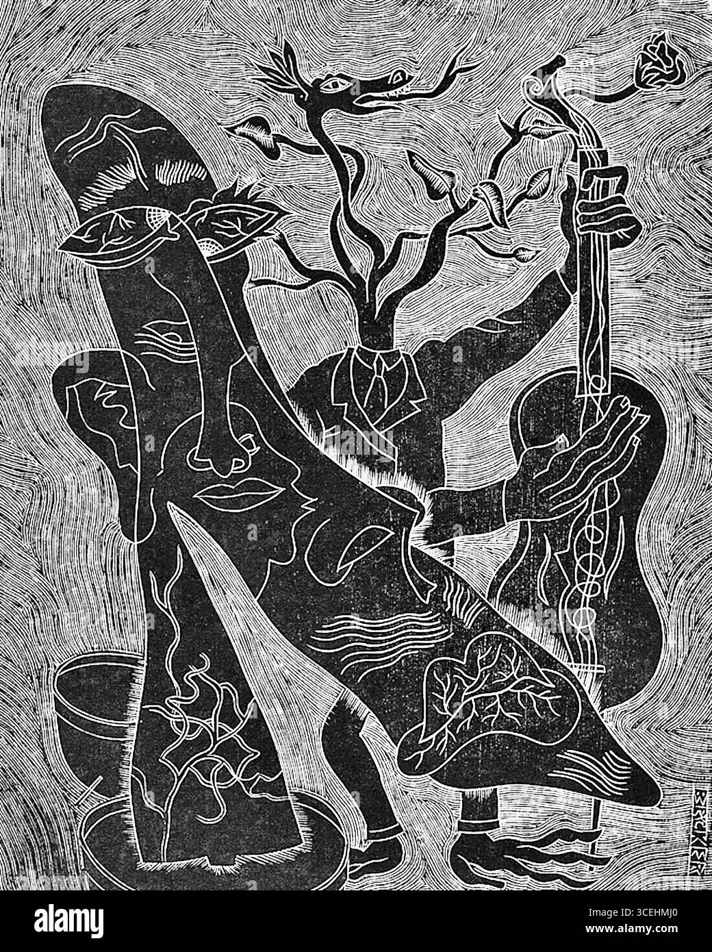 Fred Becker - Monster - 1935 Stockfoto