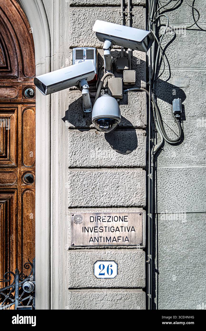 Direzione Investigativa Antimafia, Florenz Stockfoto