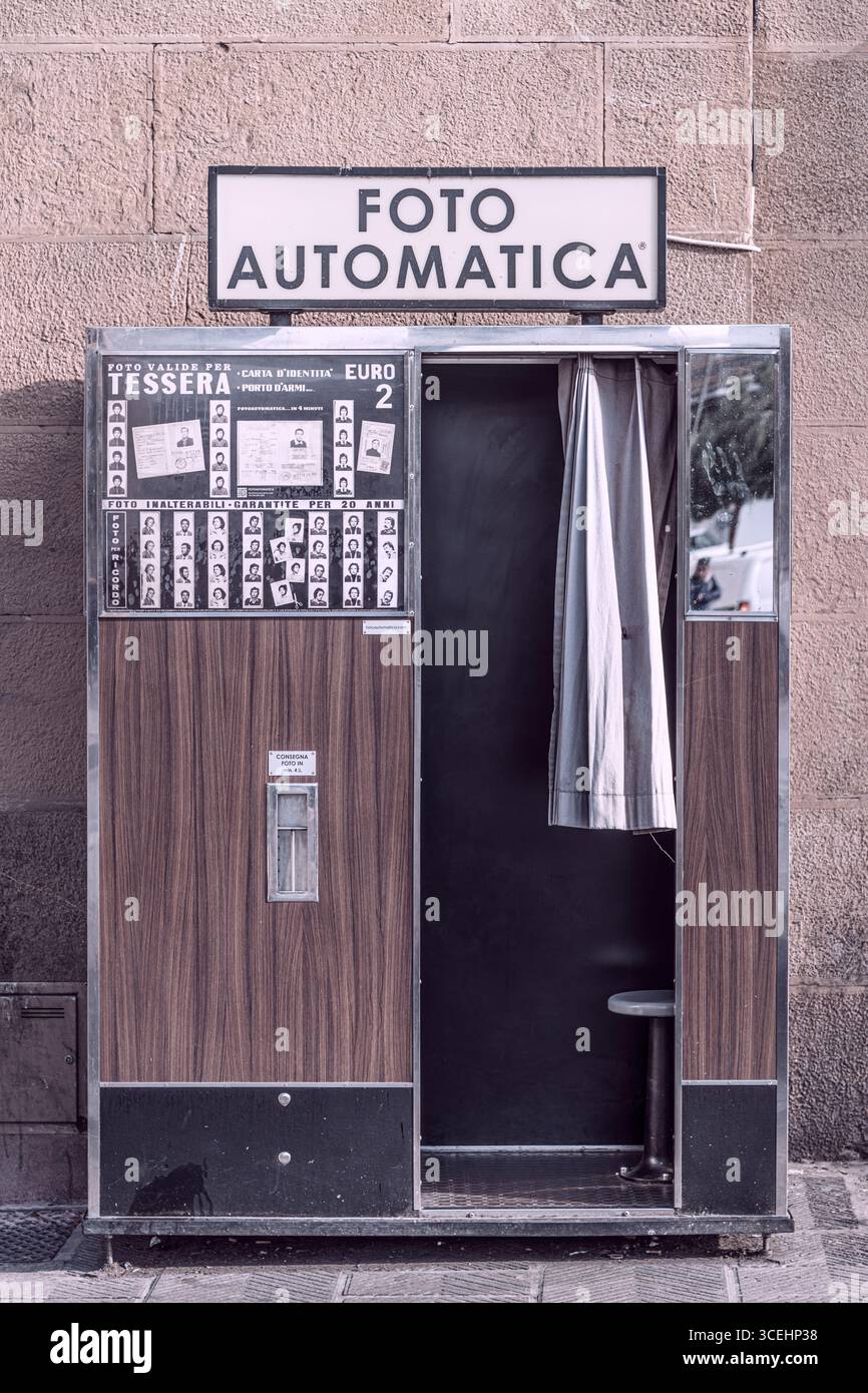 Fotostand, Florenz, Italien Stockfoto