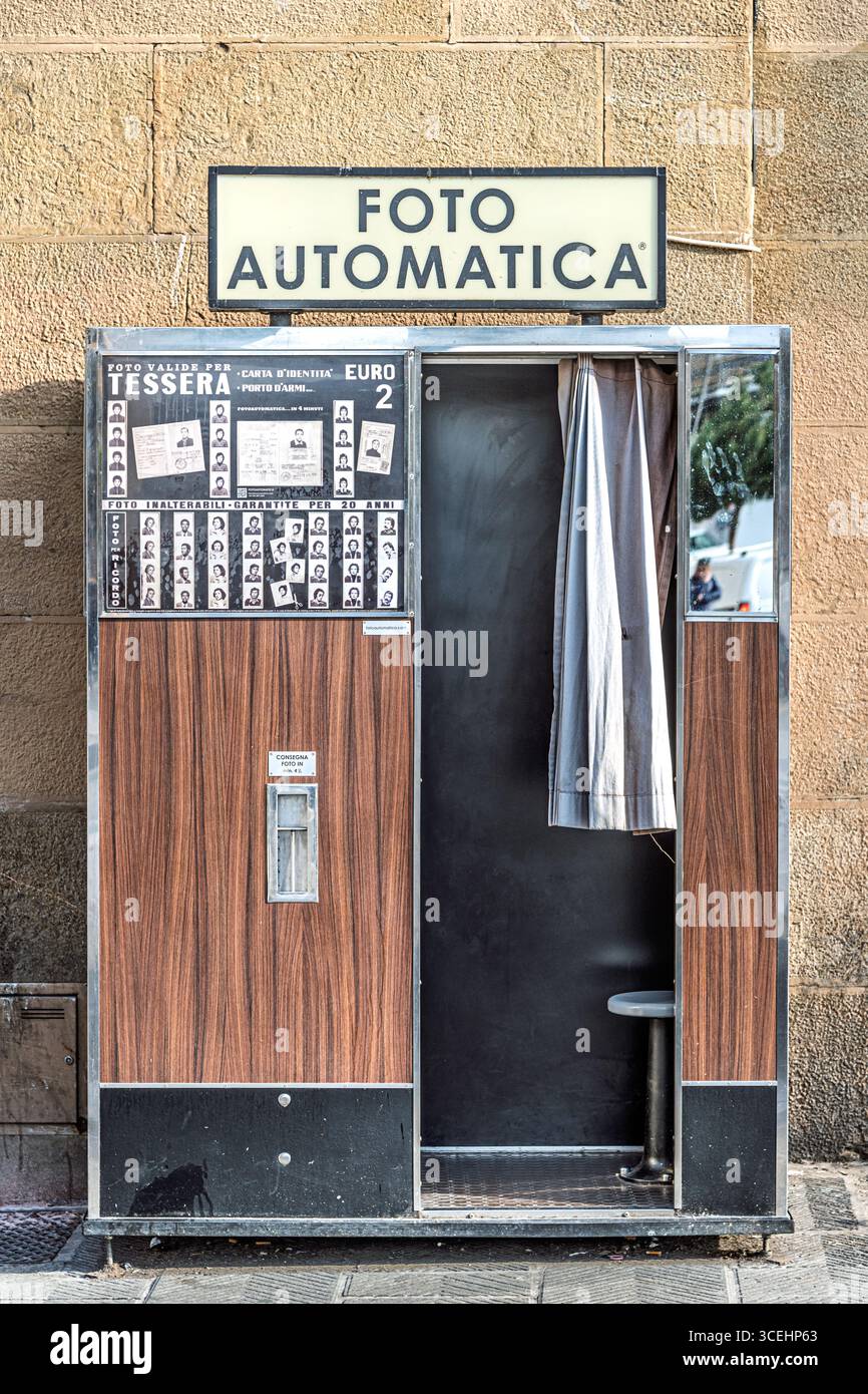 Fotostand, Florenz, Italien Stockfoto