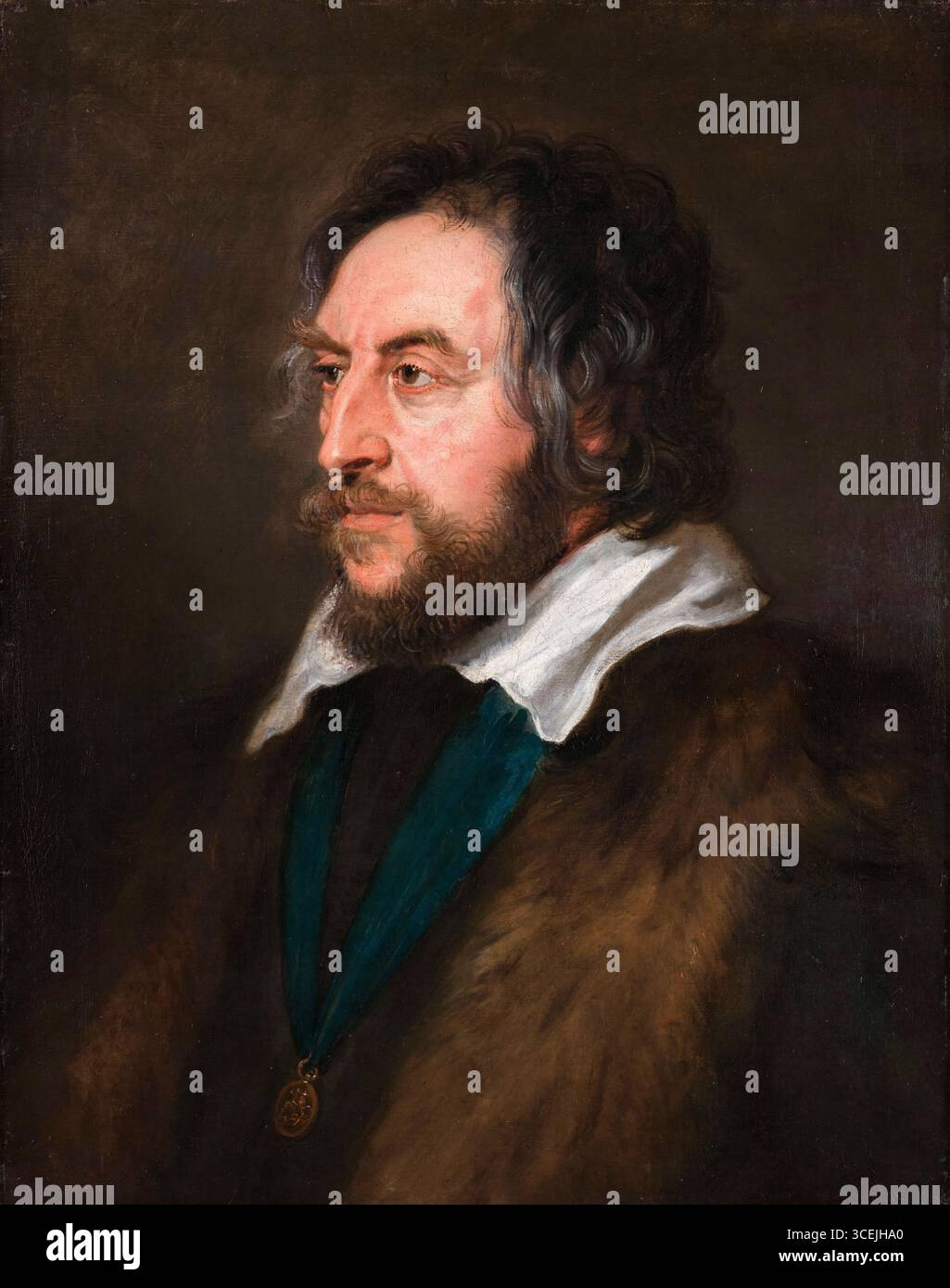 Thomas Howard, 14. Earl of Arundel (1585–1646), englischer Richter, Diplomat und Höfling, Porträtmalerei in Öl auf Leinwand von Peter Paul Rubens, 1629-1630 Stockfoto