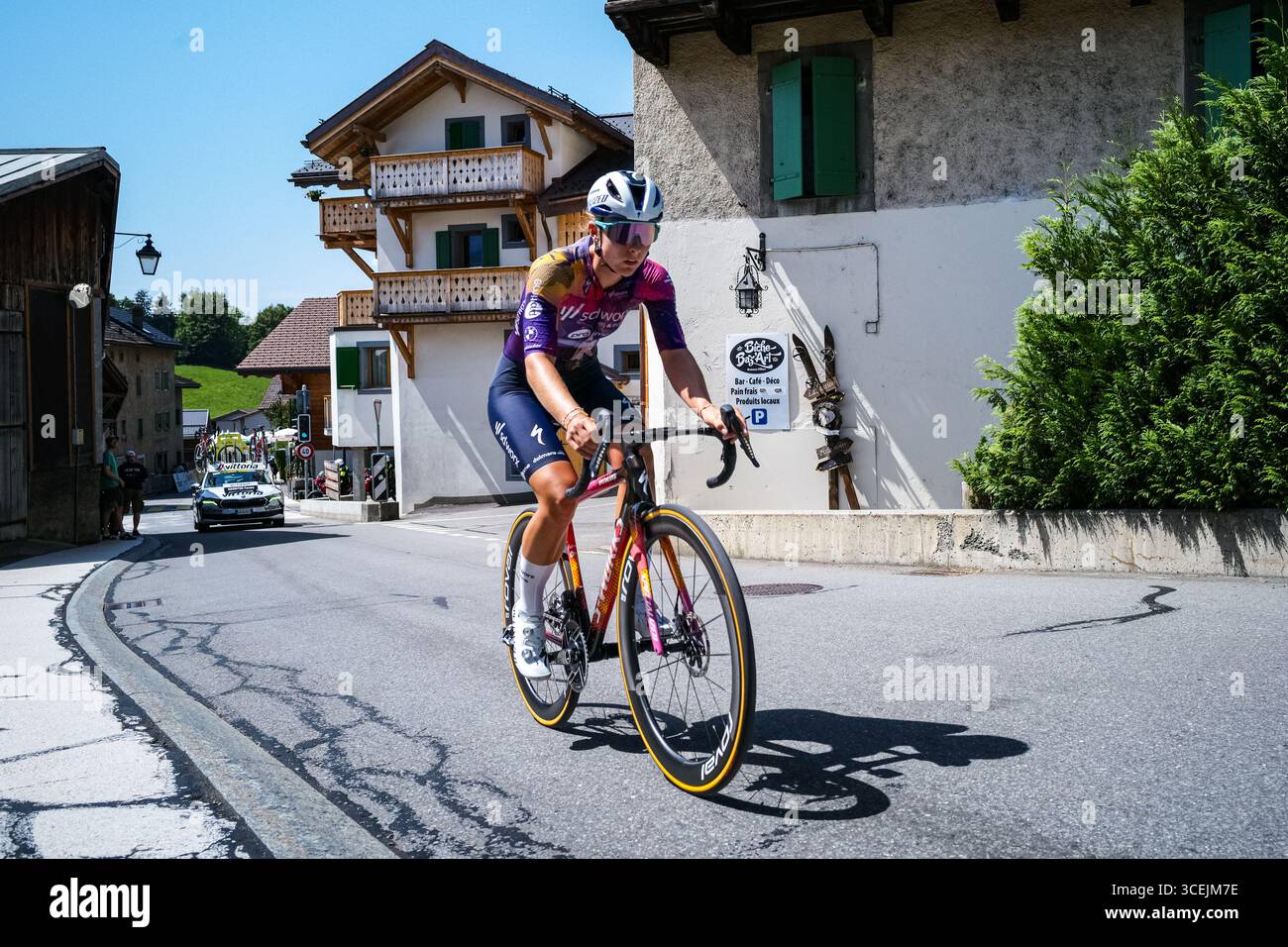 Schweiz. August 2025. Femke GERRITSE. Frauen-Tour der Romandie (World Tour Radrennen) - 15/08/2025 - Schweiz - Simon Becker/Le Pictorium Credit: LE PICTORIUM/Alamy Live News Stockfoto