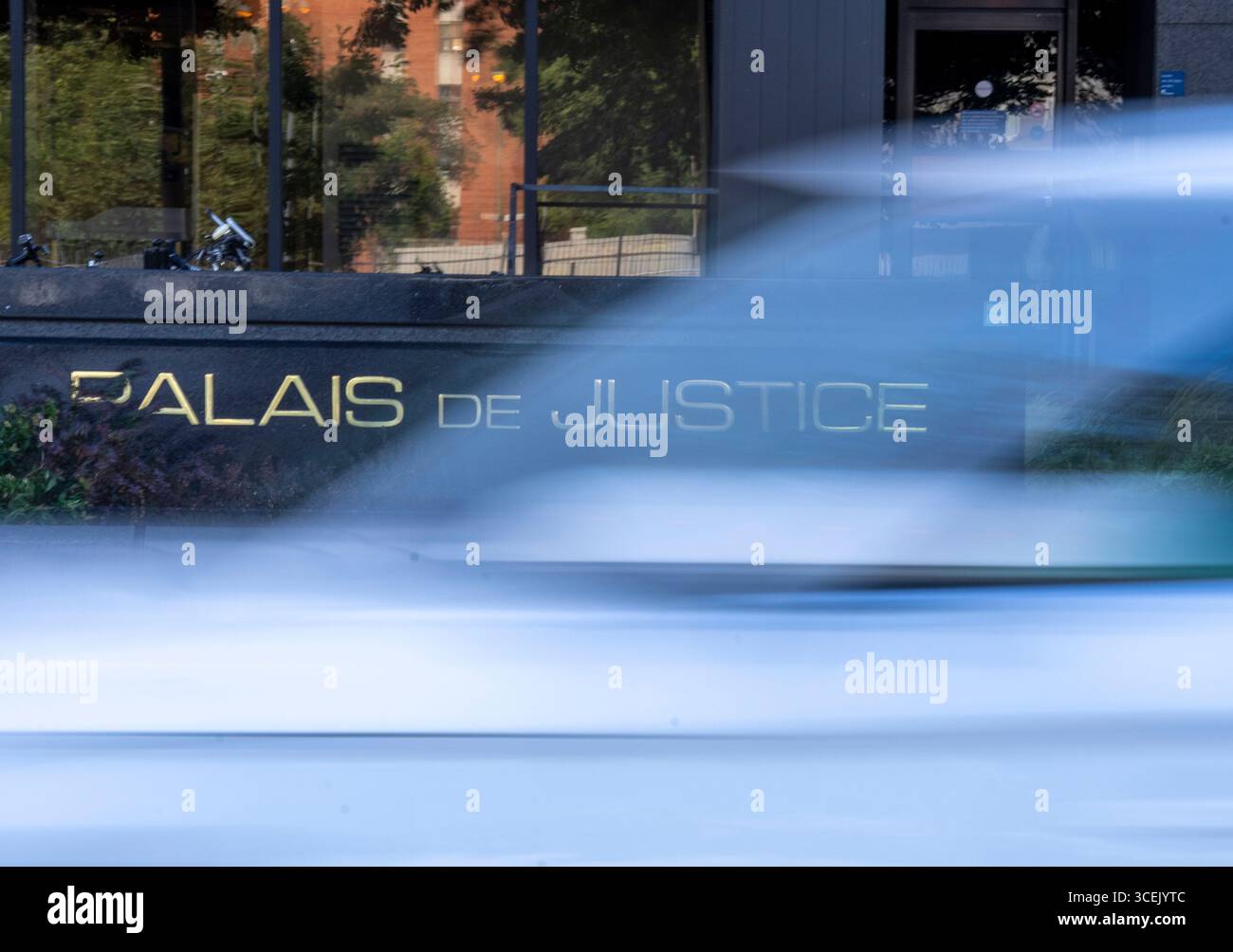 Montreal, Kanada. August 2025. Das Palais de Justice, Quebec Superior Court, befindet sich am Montag, den 18. August 2025 in Montreal. Quelle: The Canadian Press/Alamy Live News Stockfoto