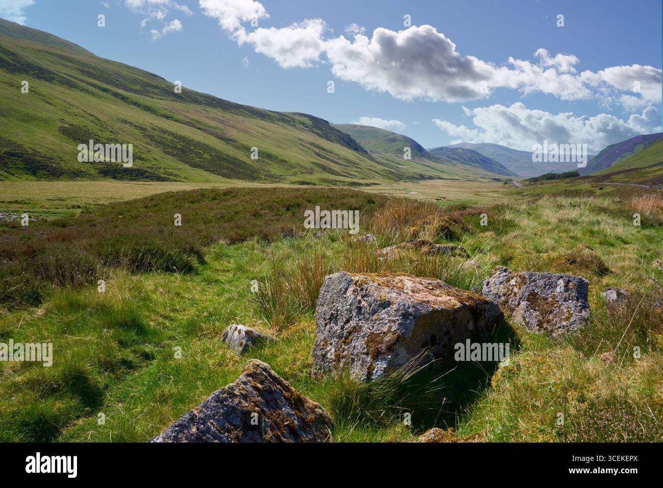 highland-Landschaft im Cairn Gorm National Park in Schottland, Großbritannien Stockfoto
