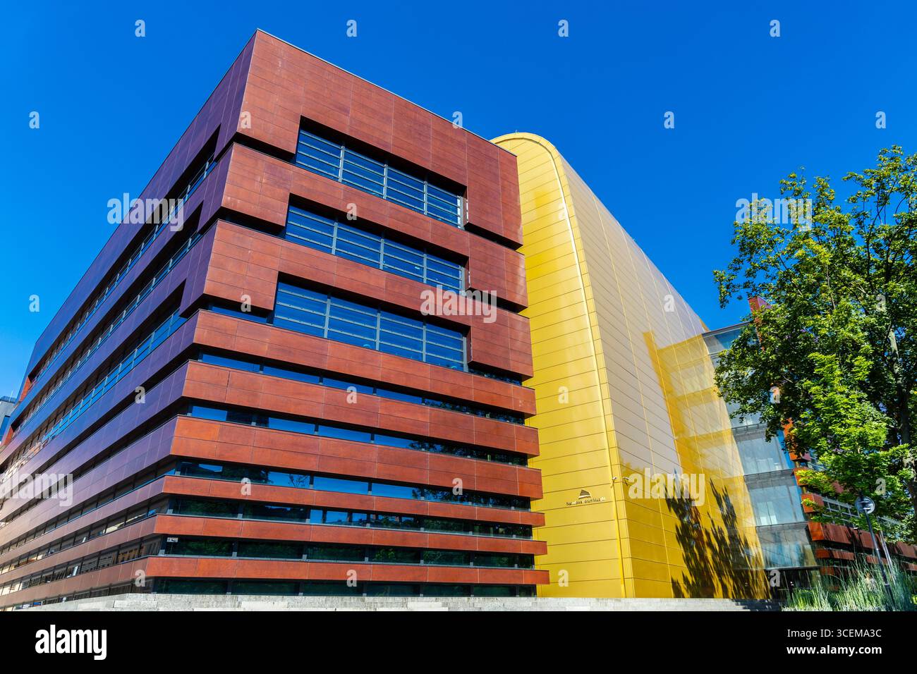 Außenansicht des Gebäudes des National Forum of Music, Breslau, Polen Stockfoto