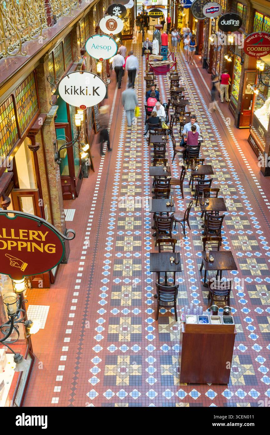 Die Strand Arcade, George Street, Central Business District, Sydney, New South Wales, Australien Stockfoto Die Strand Arcade, George Street, Central Business District, Sydney, New South Wales, Australien Stockfoto