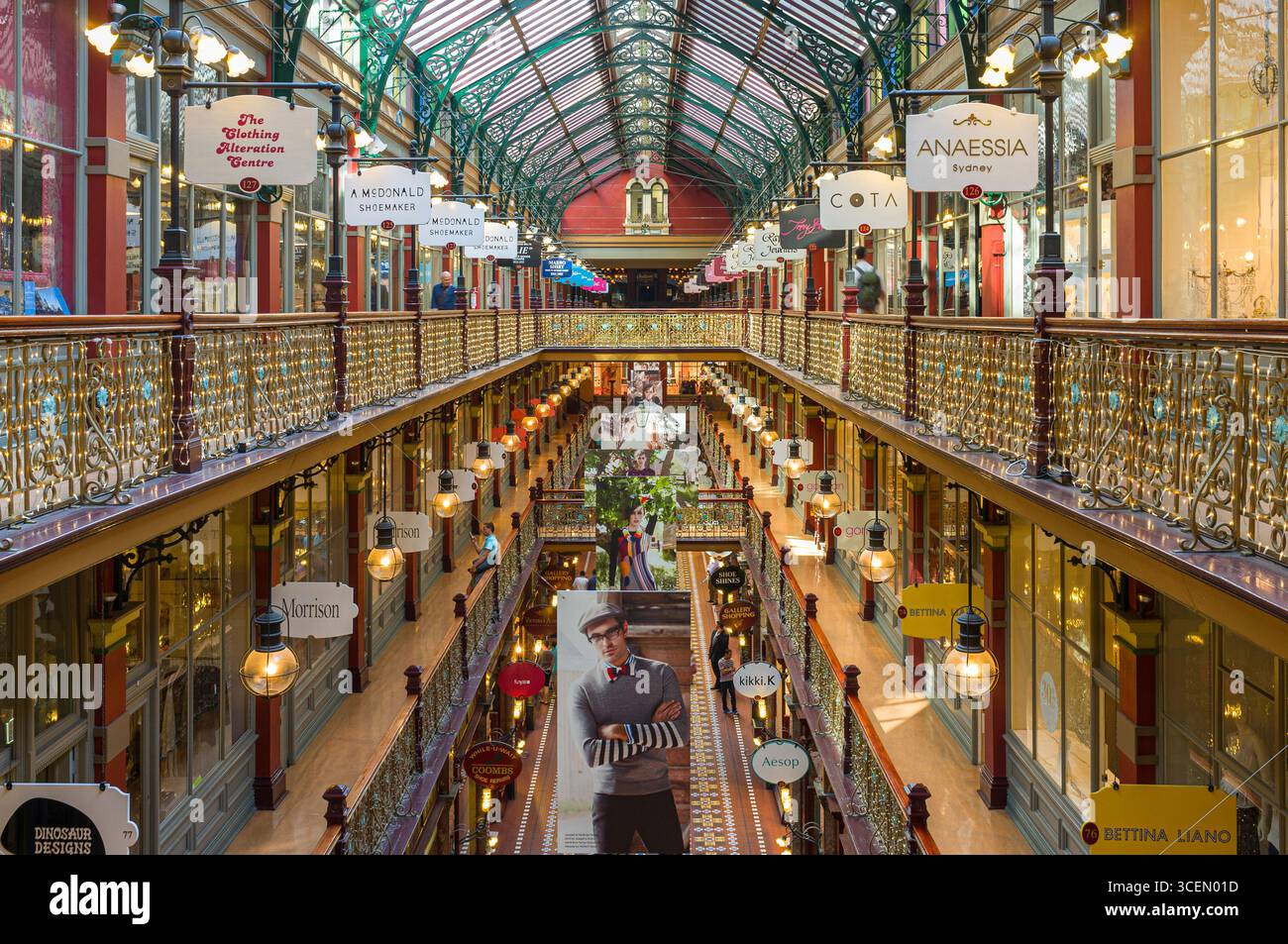 Die Strand Arcade, George Street, Central Business District, Sydney, New South Wales, Australien Stockfoto Die Strand Arcade, George Street, Central Business District, Sydney, New South Wales, Australien Stockfoto