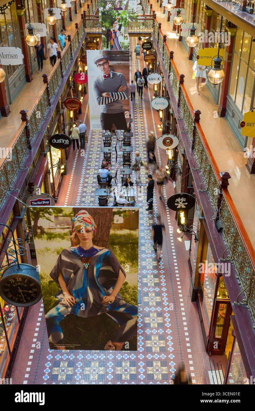 Die Strand Arcade, George Street, Central Business District, Sydney, New South Wales, Australien Stockfoto Die Strand Arcade, George Street, Central Business District, Sydney, New South Wales, Australien Stockfoto