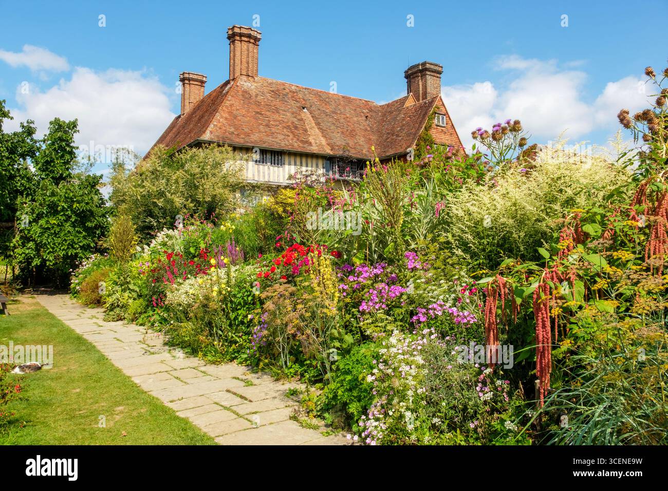 Tolles Dixter Haus und Gärten, Spätsommer, East Sussex, Großbritannien Stockfoto