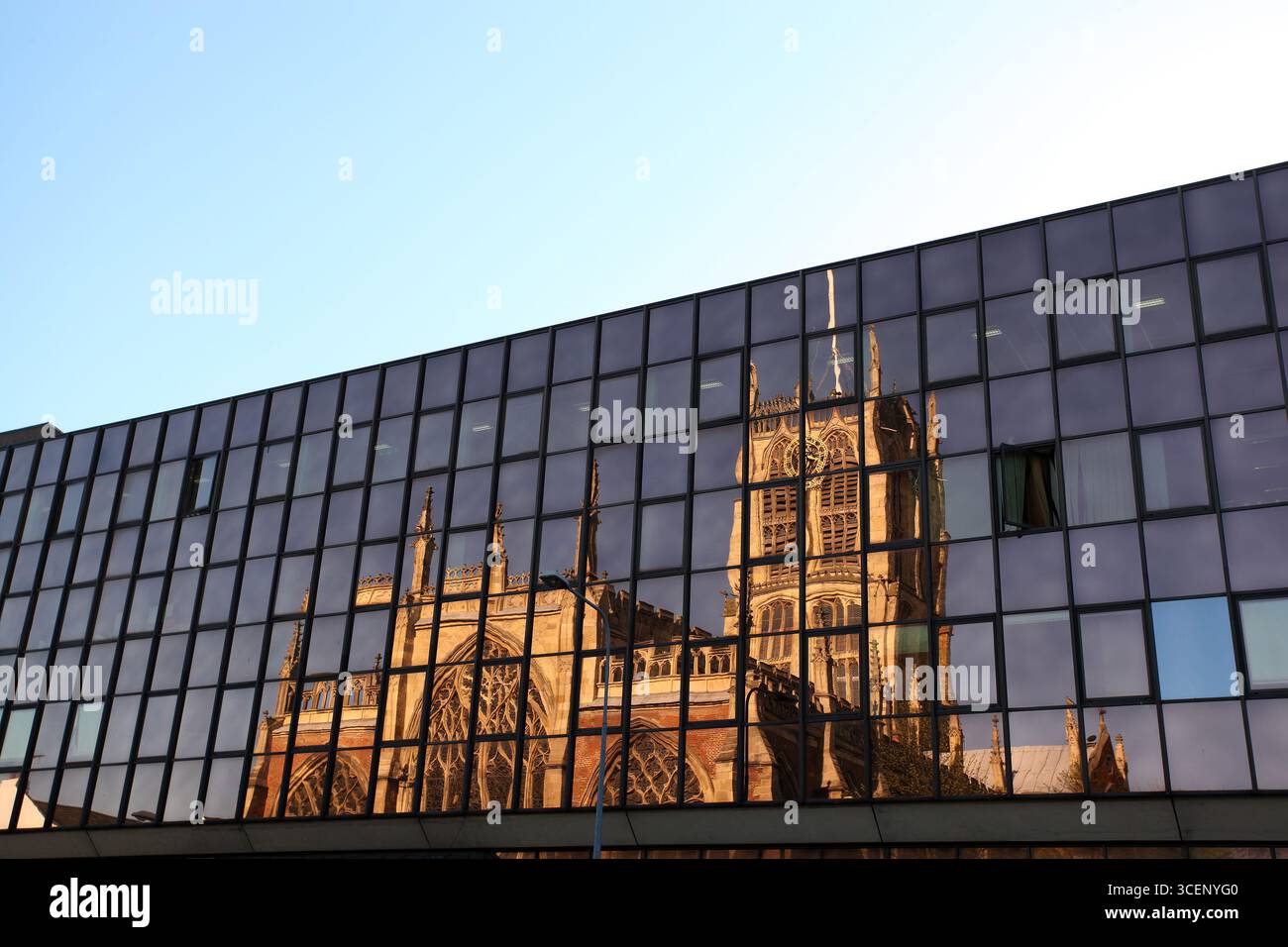 Hull Minster ist eine anglikanische Kirche im Zentrum von Hull. Die Kirche hieß Holy Trinity Church. East Riding of Yorkshire, England Stockfoto