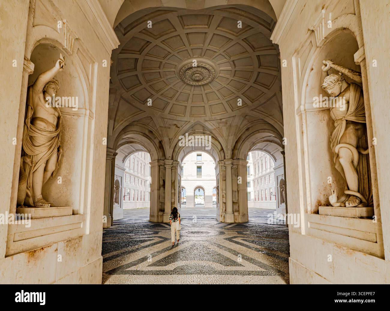 Palacio National da Ajuda, Lissabon. Der letzte Königspalast von Portugal, erbaut 1802-1861/2018 Stockfoto