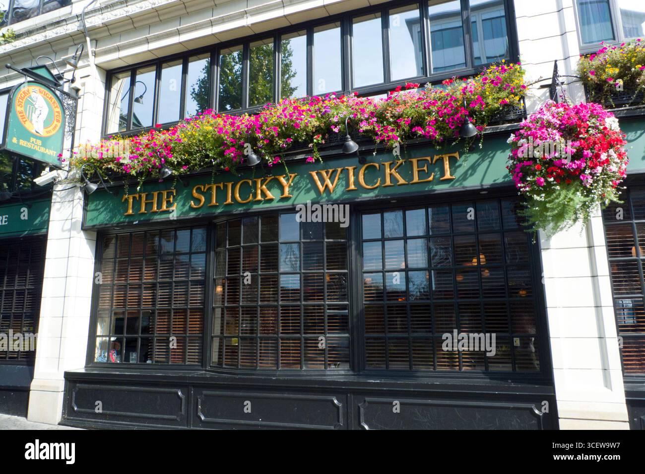 Die Sticky Wicket Pub, Victoria, British Columbia, Kanada Stockfoto