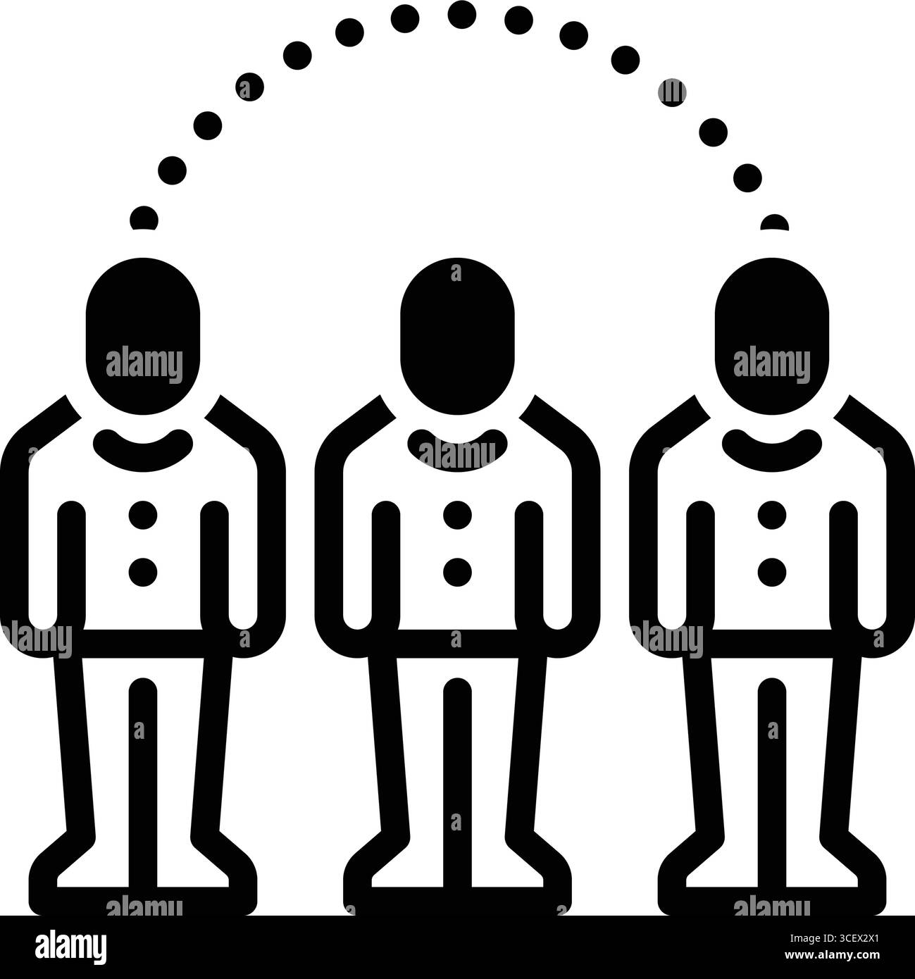 Symbol für öffentliches Bild, öffentlich Stock Vektor