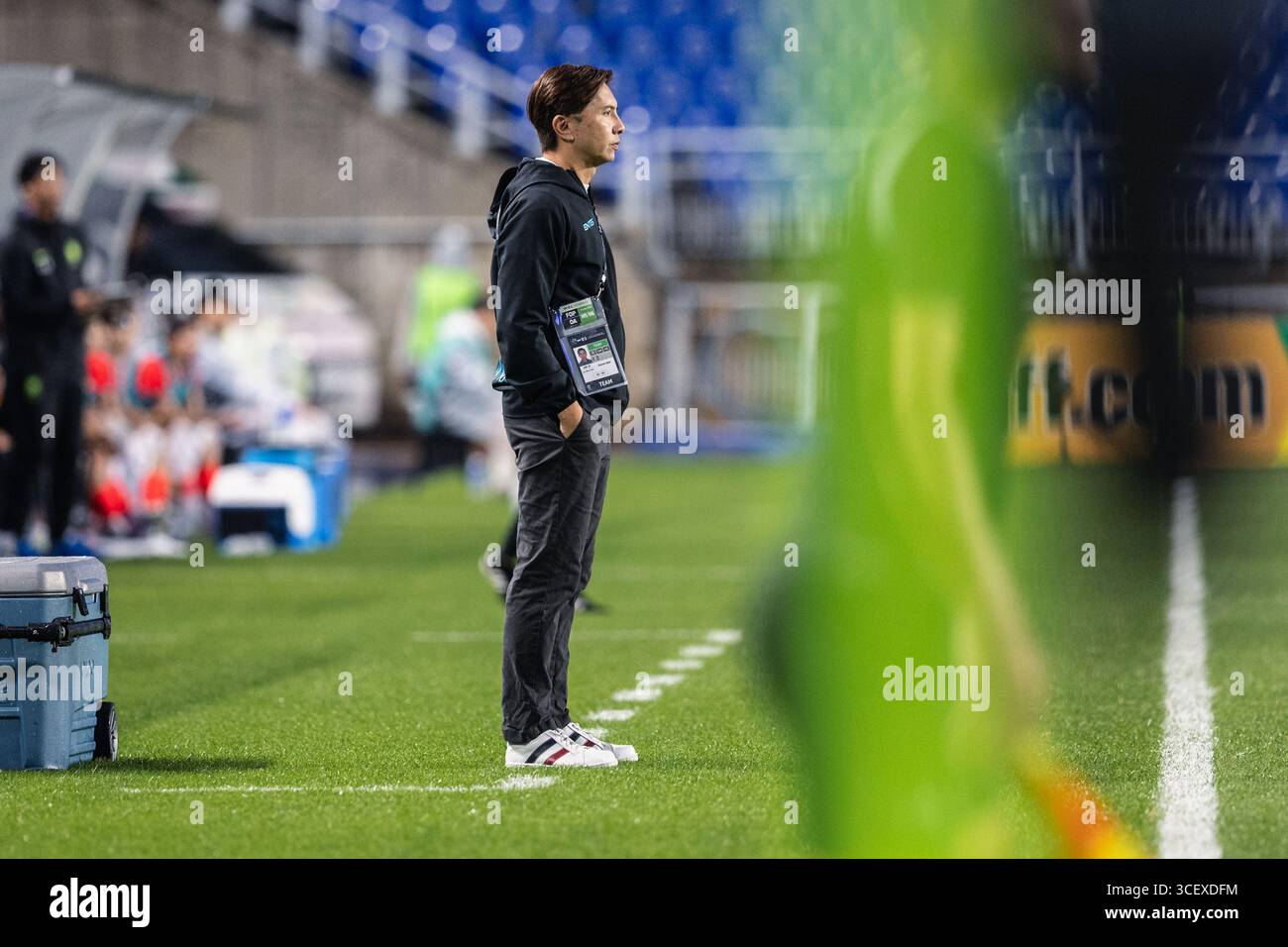 SUWON, Südkorea - 16. JULI: Während der EAFF E-1 Fußball-Meisterschaft - Südkorea gegen Chinesisch Taipeh im Suwon World Cup Stadium am 16. Juli 2025 Stockfoto