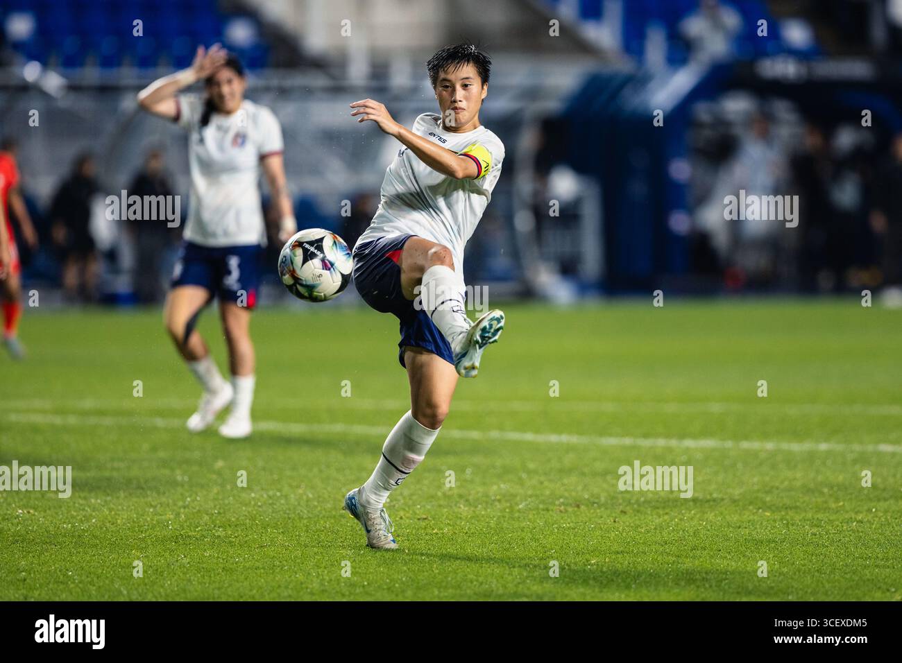 SUWON, Südkorea - 16. JULI: Während der EAFF E-1 Fußball-Meisterschaft - Südkorea gegen Chinesisch Taipeh im Suwon World Cup Stadium am 16. Juli 2025 Stockfoto