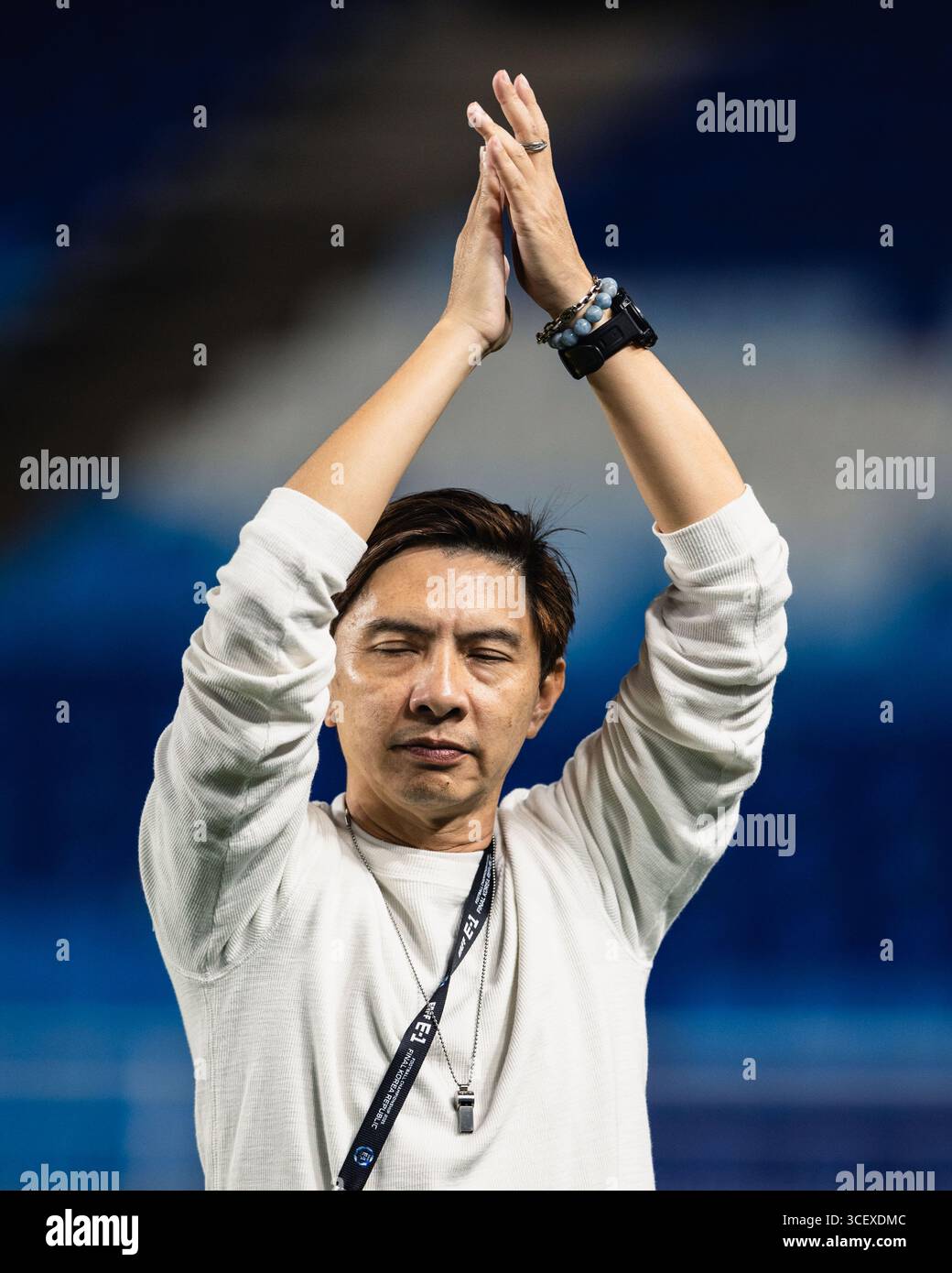 SUWON, Südkorea - 16. JULI: Während der EAFF E-1 Fußball-Meisterschaft - Südkorea gegen Chinesisch Taipeh im Suwon World Cup Stadium am 16. Juli 2025 Stockfoto