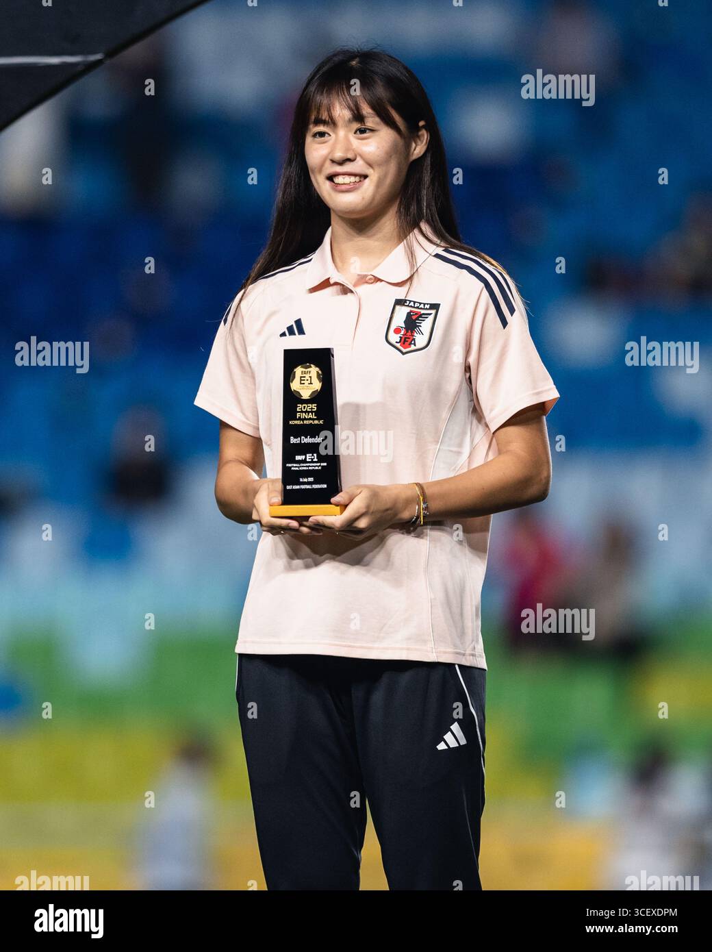 SUWON, Südkorea - 16. JULI: Während der EAFF E-1 Fußball-Meisterschaft - Südkorea gegen Chinesisch Taipeh im Suwon World Cup Stadium am 16. Juli 2025 Stockfoto