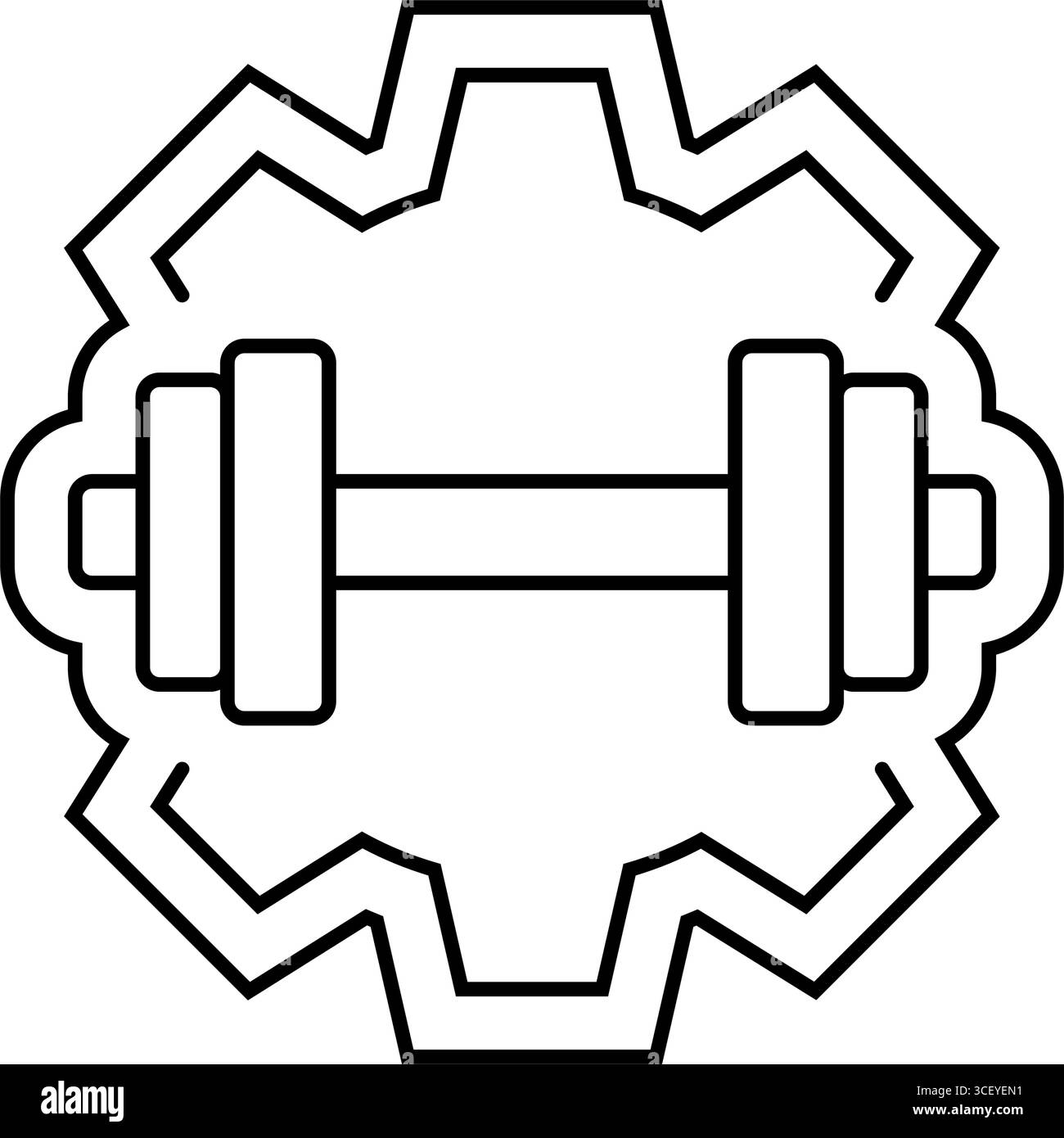Vektorgrafik für Linien mit hoher Tragfähigkeit Stock Vektor