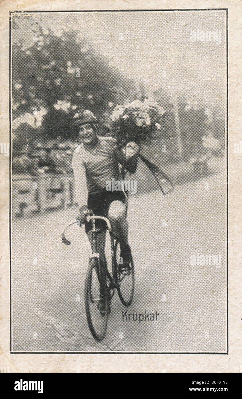 Franz Krupkat, eine bemerkenswerte historische Figur aus den Jahren 1917 bis 1927, ist ein wichtiger Teil der Geschichte des frühen 20. Jahrhunderts. Stockfoto