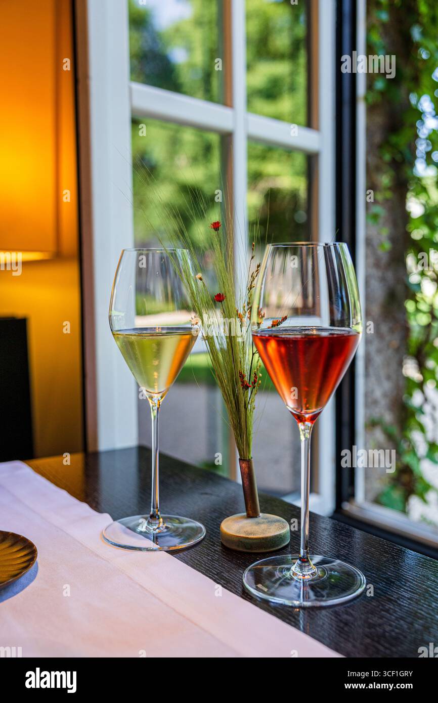 Lebensmittelfotografie im Gastronomie-Restaurant in Frankreich Stockfoto