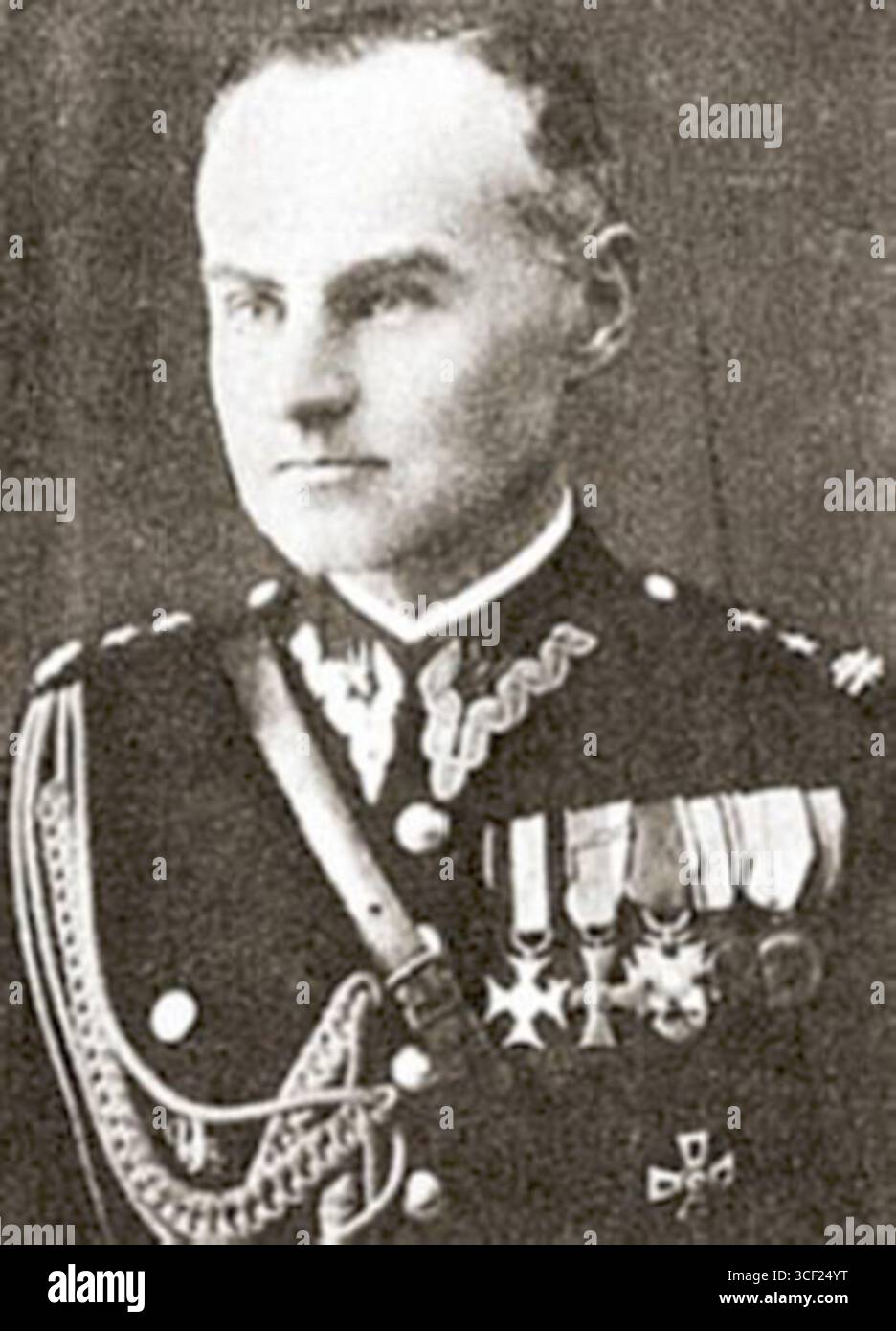 Franciszek Herman (1904–1952) war ein General in der polnischen Armee, der vor seinem Tod im Jahr 1952 für seinen Militärdienst bekannt war. Er spielte in der Zwischenkriegszeit eine wichtige Rolle in der polnischen Militärstruktur. Stockfoto