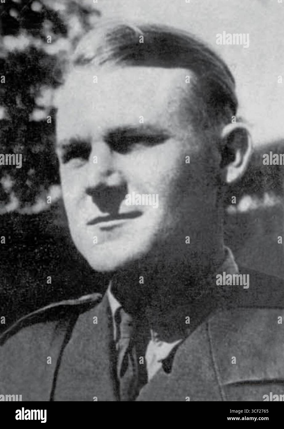 František Bogataj wird auf diesem Foto, wahrscheinlich vor 1953, als Kommandant der Carbon Airborne aufgenommen. Er war eine bedeutende Persönlichkeit im tschechoslowakischen Militär- und antikommunistischen Widerstand während und nach dem Zweiten Weltkrieg Stockfoto