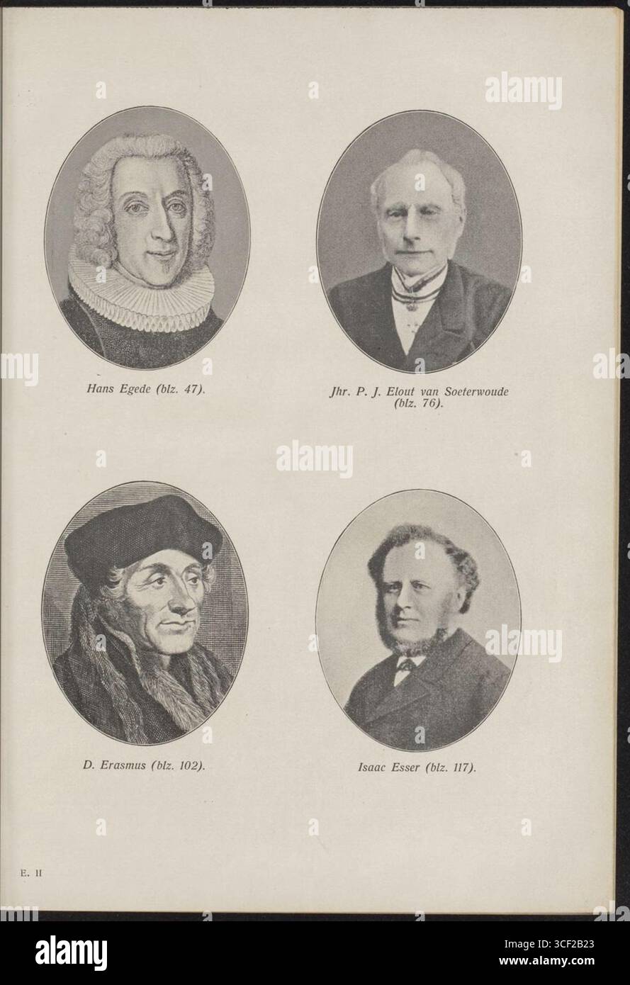 Eine Seite aus der „Christelijke encyclopædie voor het Nederlandsche Volk“, die vor 1926 veröffentlicht wurde und Informationen über christliche Themen für niederländischsprachige Gemeinden bietet. Die Enzyklopädie war eine bedeutende Ressource während ihrer Zeit. Stockfoto